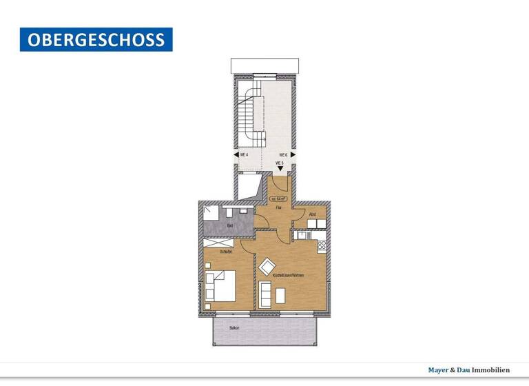 Wohnung zum Kauf 381.990 € 2 Zimmer 64 m² 1. Geschoss Bad Zwischenahn I Bad Zwischenahn 26160