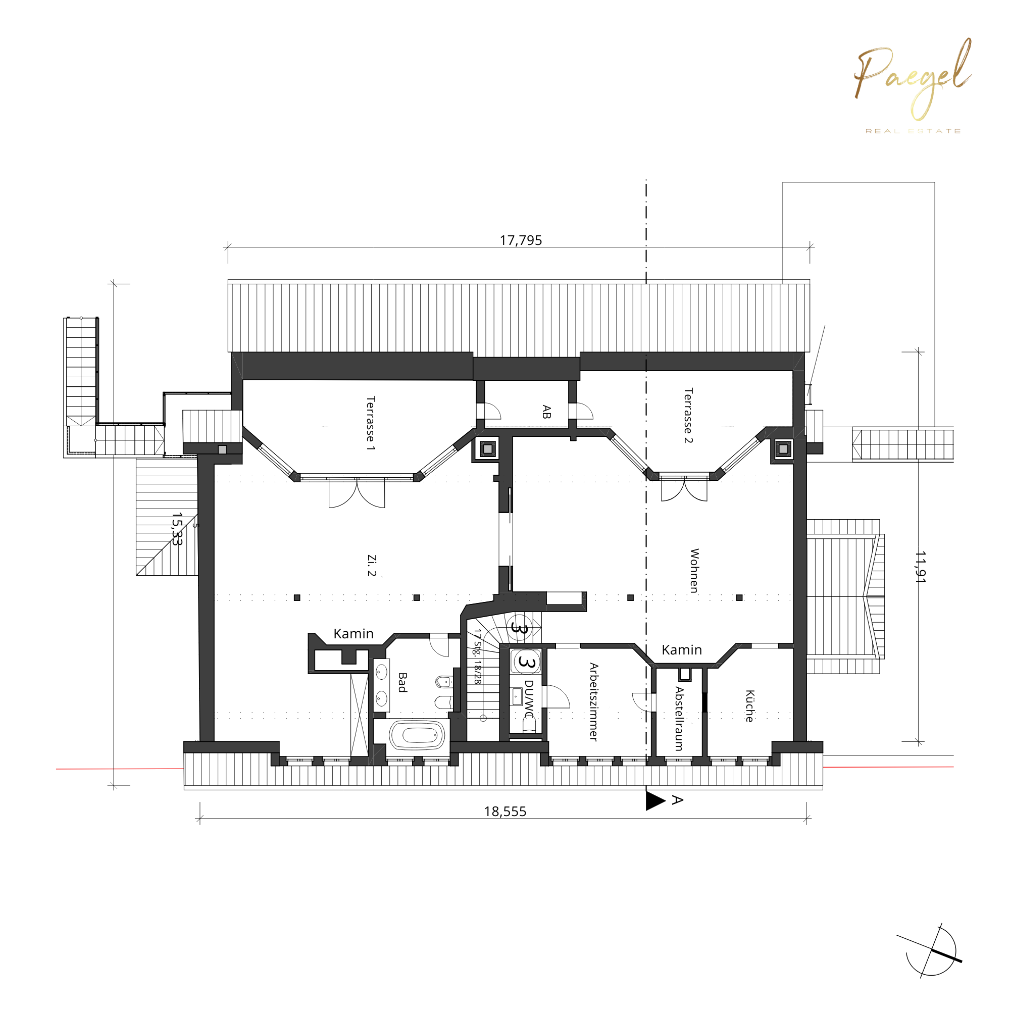 Wohnung zum Kauf 715.000 € 3 Zimmer 173,1 m²<br/>Wohnfläche 2.<br/>Geschoss Eichstädt Oberkrämer 16727