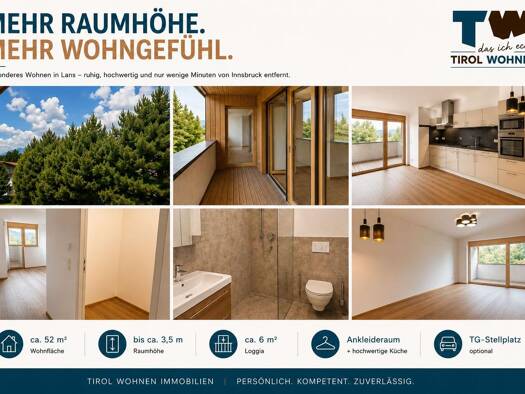 Wohnung zum Kauf 394.500 € 52 m² Lans 6072
