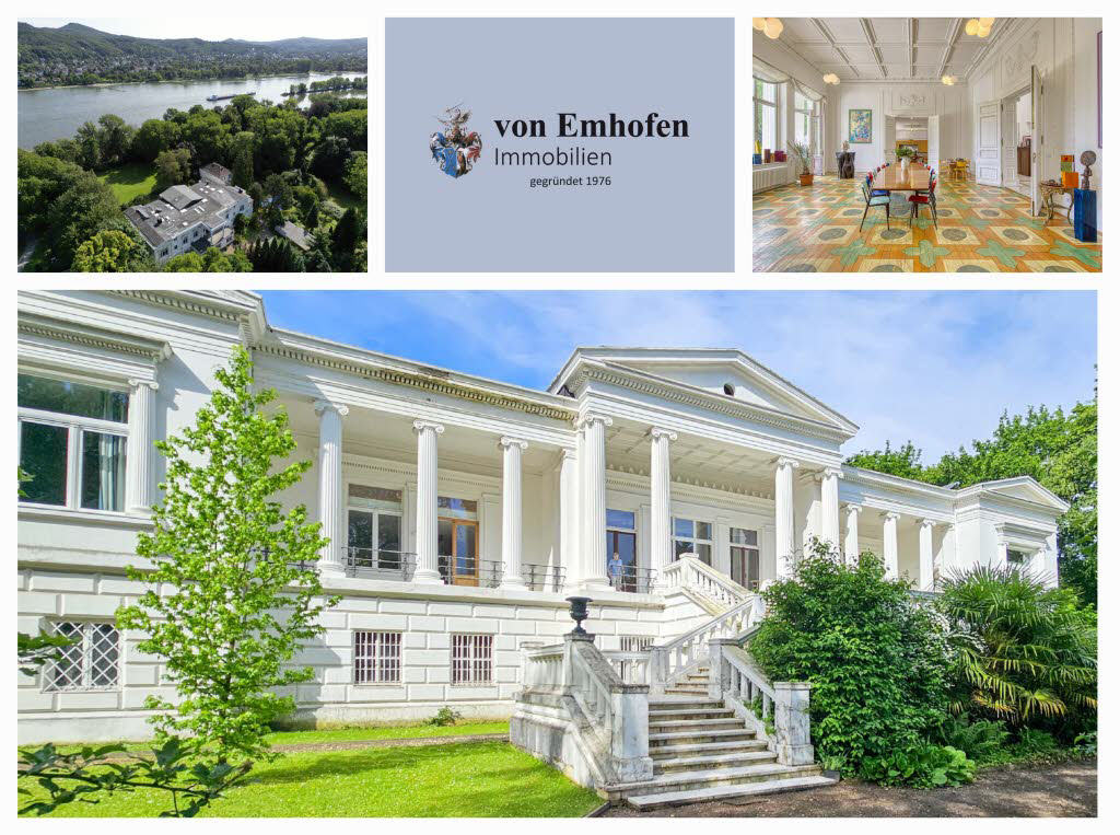 Einfamilienhaus zum Kauf 2.800.000 € 27 Zimmer 1.264 m²<br/>Wohnfläche 15.400 m²<br/>Grundstück Mehlem-Rheinaue Bonn 53179