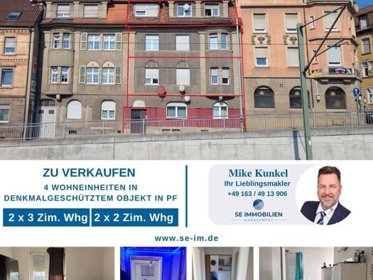 Wohnung zum Kauf 399.000 € 10 Zimmer 214,2 m² Nordstadt Pforzheim 75179