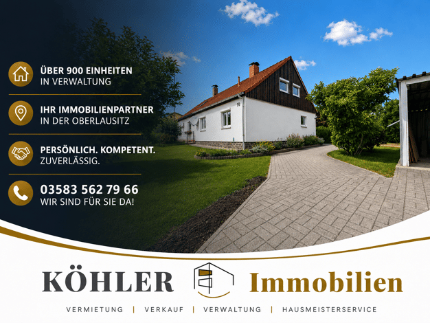 Doppelhaushälfte zum Kauf 170.000 € 3 Zimmer 75 m² 1.000 m² Grundstück frei ab sofort Olbersdorf 02785