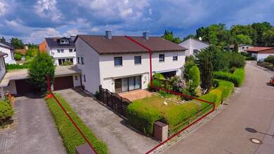 Doppelhaushälfte zum Kauf 384.500 € 3,5 Zimmer 149 m² 376 m² Grundstück Straubing 94315