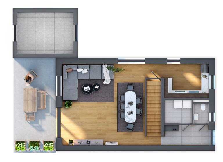Haus zur Miete - Erstbezug 1.862 € 4 Zimmer 118,2 m² 236,2 m² Grundstück frei ab sofort Schaumann-Wohnpark 14 Pottendorf 2486