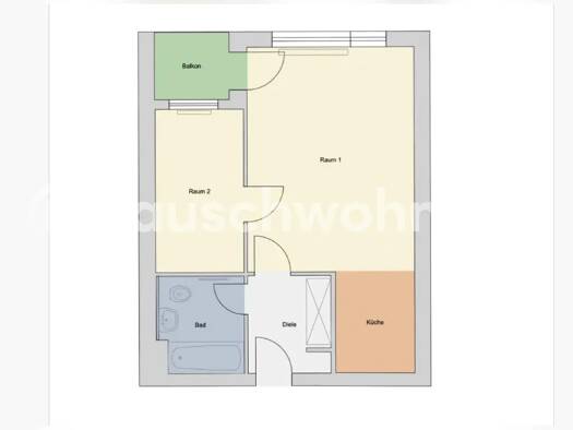 Wohnung zur Miete Tauschwohnung 403 € 1,5 Zimmer 39 m² 3. Geschoss Zehlendorf Berlin 12203