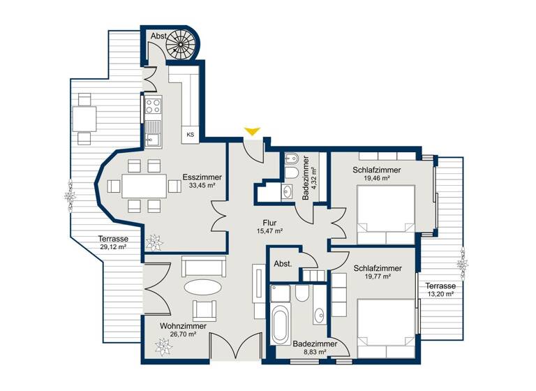 Wohnung zum Kauf 2.199.000 € 4 Zimmer 165 m² Neuhausen-Nymphenburg München 80639