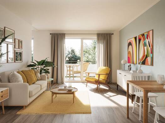 Wohnung zur Miete als Kapitalanlage geeignet 573 € 2 Zimmer 50,5 m² teilbar ab 50,5 m² Hambergen Hambergen 27729