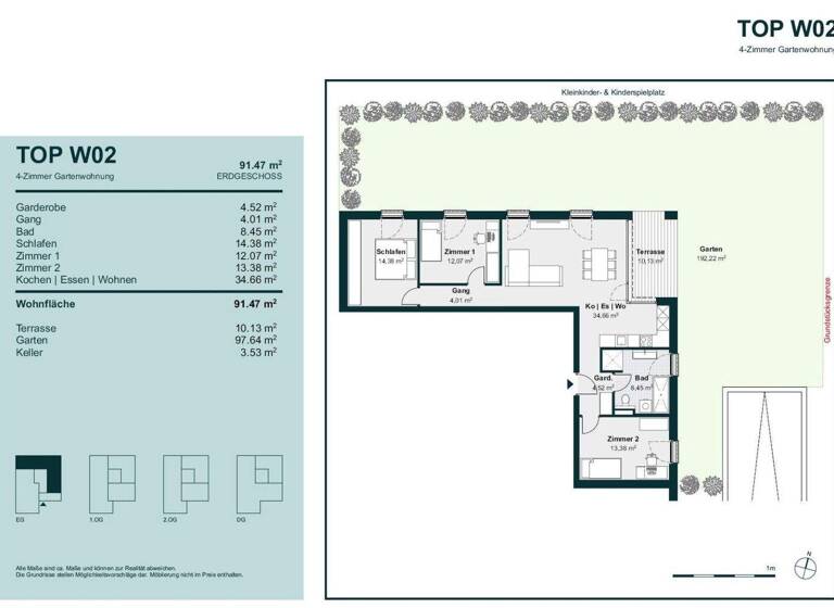 Wohnung zum Kauf - Erstbezug 685.900 € 4 Zimmer 91,5 m² EG Am Ruggbach Lochau 6911