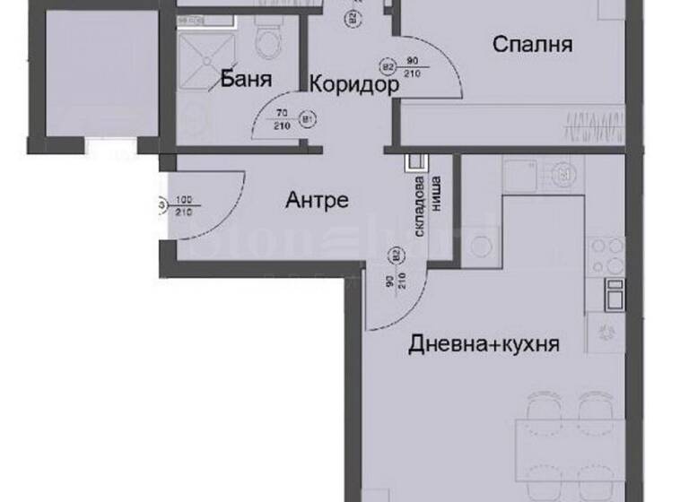 Studio zum Kauf 269.720 € 3 Zimmer 117,3 m² Sofia