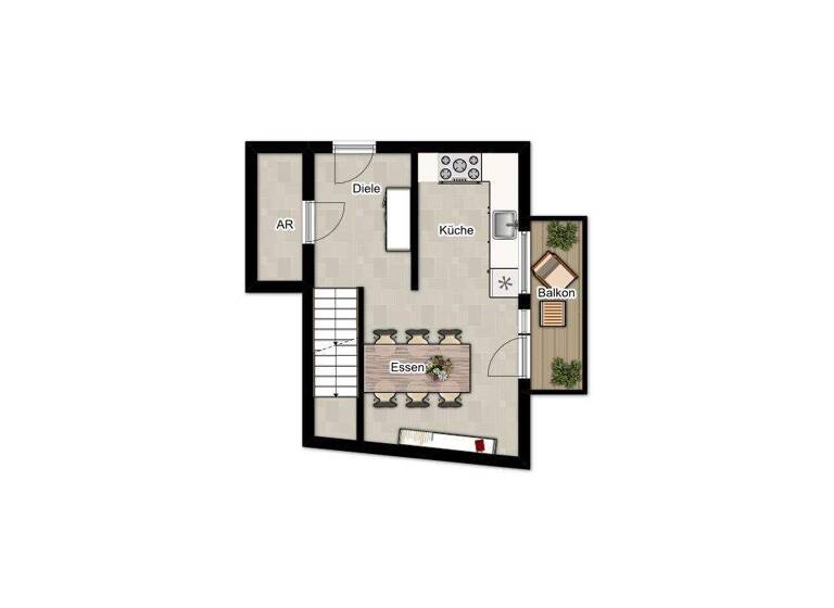 Maisonette zur Miete 1.054 € 2 Zimmer 87,8 m² 1. Geschoss Rheinbach 53359