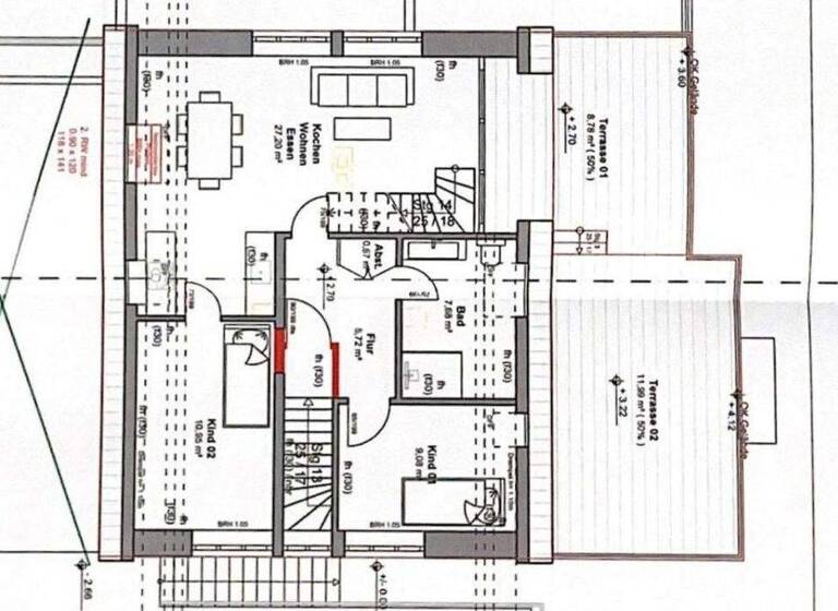Maisonette zur Miete - Erstbezug 2.800 € 5 Zimmer 95 m² 2. Geschoss Unterbach Düsseldorf 40627