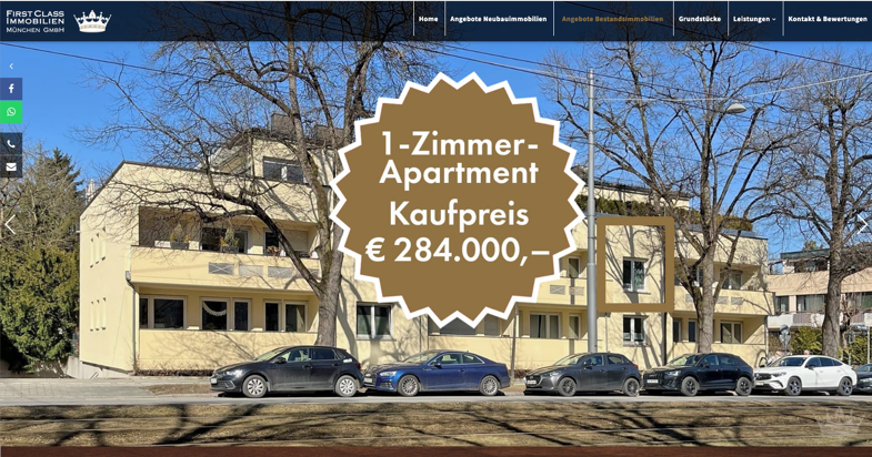 Wohnung zum Kauf als Kapitalanlage geeignet 284.000 € 1 Zimmer 26,4 m² Herzogpark München 81679