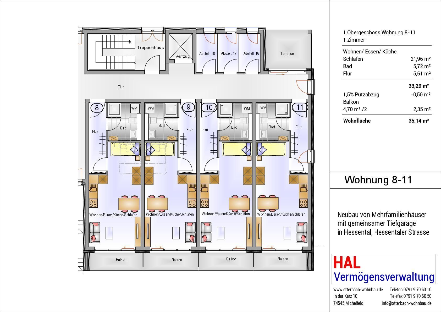 Wohnung zur Miete 520 € 1 Zimmer 35,1 m²<br/>Wohnfläche 2.<br/>Geschoss 01.03.2025<br/>Verfügbarkeit Hessentaler Straße 143 Hessental Schwäbisch Hall 74523