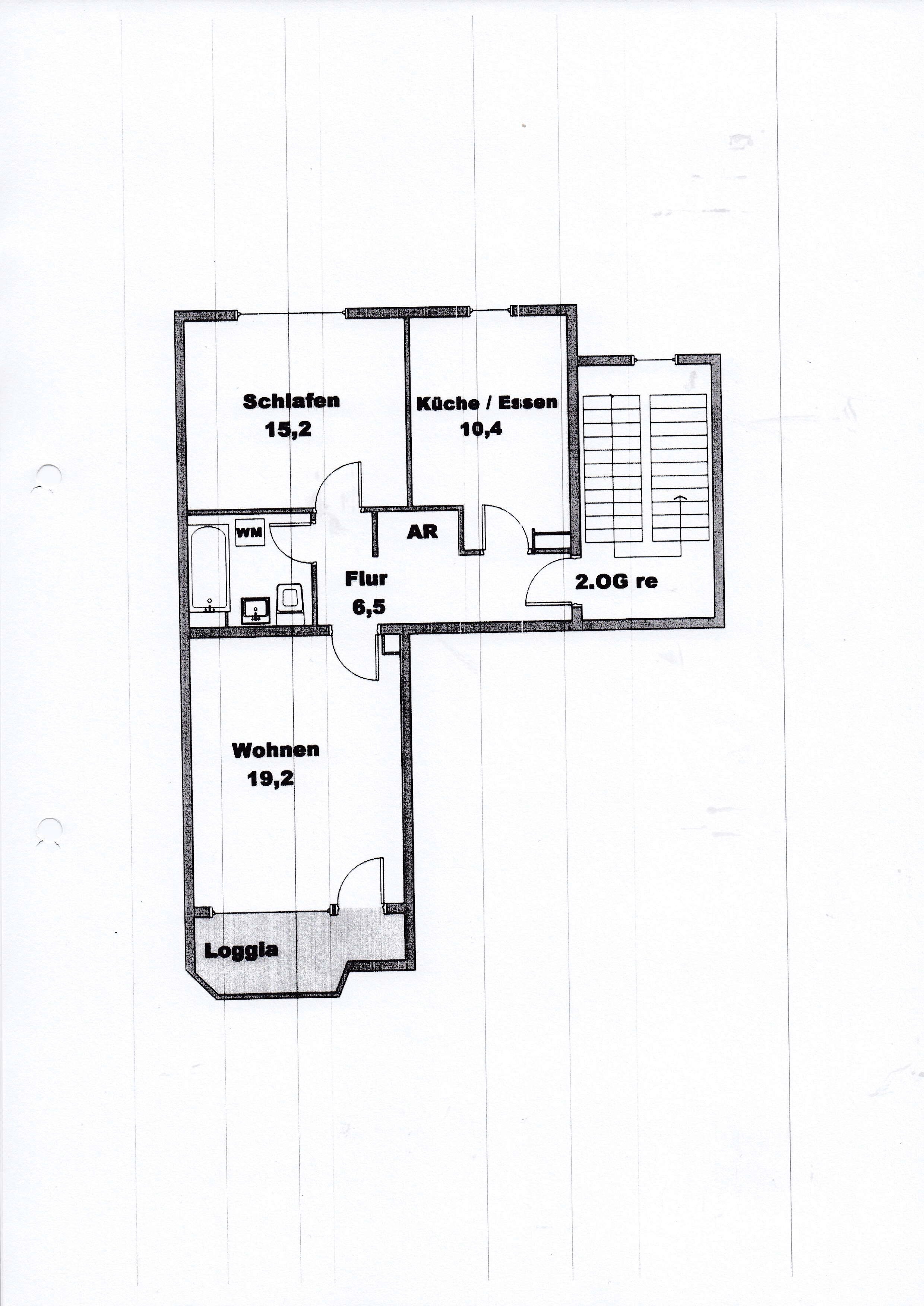 Wohnung zum Kauf 190.000 € 2 Zimmer 59 m²<br/>Wohnfläche 2.<br/>Geschoss Altstadt / Innenstadt 16 Fürth 90762