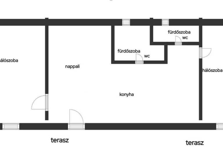 Einfamilienhaus zum Kauf 60.500 € 3 Zimmer 67 m² 938 m² Grundstück Felsönyék