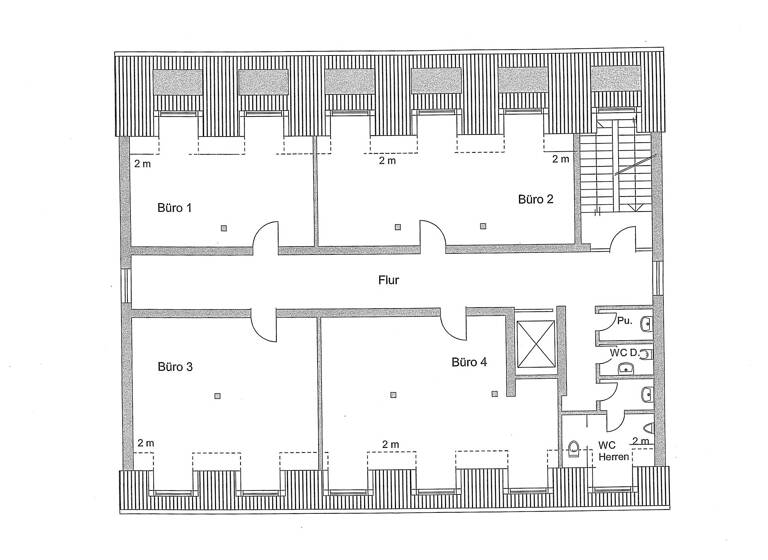 Büro zur Miete 4 Zimmer 180 m² Bürofläche Nordstadt Offenburg 77652