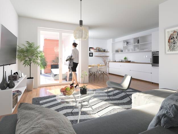 Wohnung zum Kauf - Neubau provisionsfrei 352.300 € 2 Zimmer 68,2 m² Vöhrenbacher Straße Villingen Villingen-Schwenningen 78050