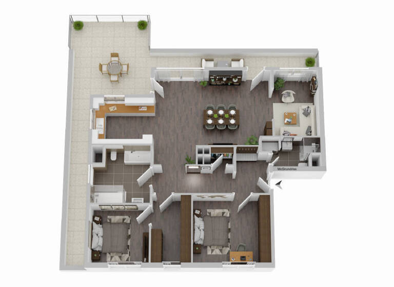 Penthouse zum Kauf 870.000 € 3 Zimmer 124,7 m² 3. Geschoss Hugstetten March 79232