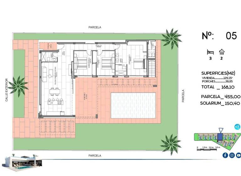 Haus zum Kauf provisionsfrei 670.000 € 4 Zimmer 129 m² 455 m² Grundstück Redovan Algorfa 03169