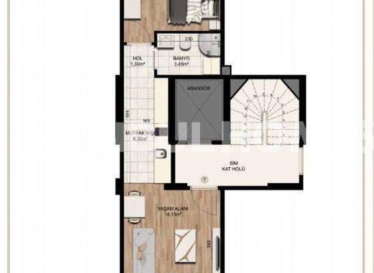 Penthouse zum Kauf 330.000 € 2 Zimmer 68 m² EG Istanbul 34710