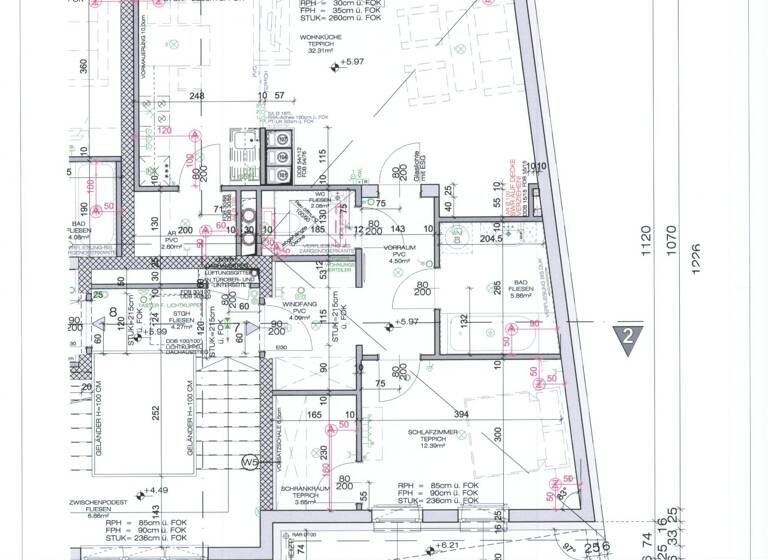 Wohnung zur Miete 792 € 2 Zimmer 67,4 m² 2. Geschoss Arbesbach 3925