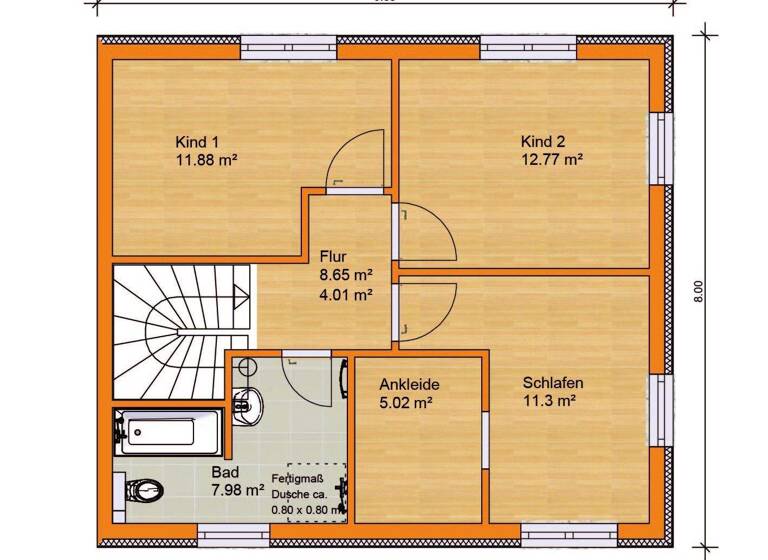Einfamilienhaus zum Kauf - Erstbezug provisionsfrei 437.168 € 5 Zimmer 108 m² 440 m² Grundstück Ladeburg Bernau bei Berlin 16321