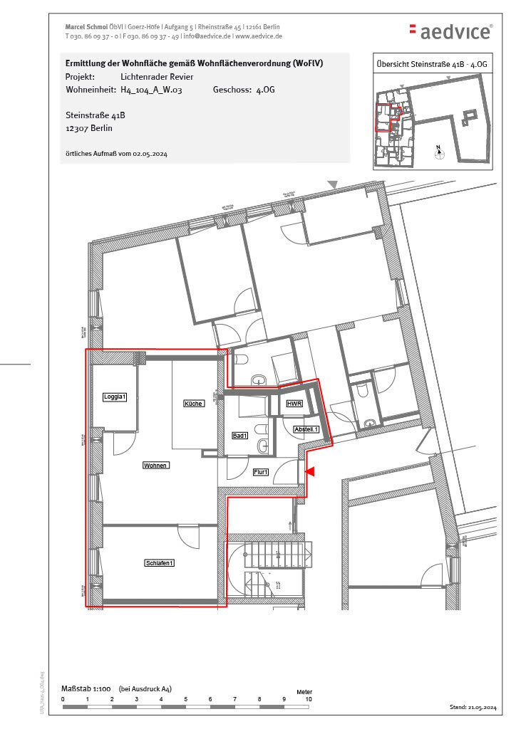 Wohnung zur Miete 379 € 2 Zimmer 55,7 m²<br/>Wohnfläche 4.<br/>Geschoss Steinstraße 41 B Lichtenrade Berlin 12307