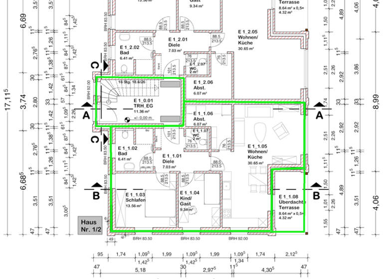 Wohnung zur Miete - Erstbezug 1.050 € 3 Zimmer 79 m² 1. Geschoss frei ab 01.07.2026 Bürgerfelde Oldenburg 26127