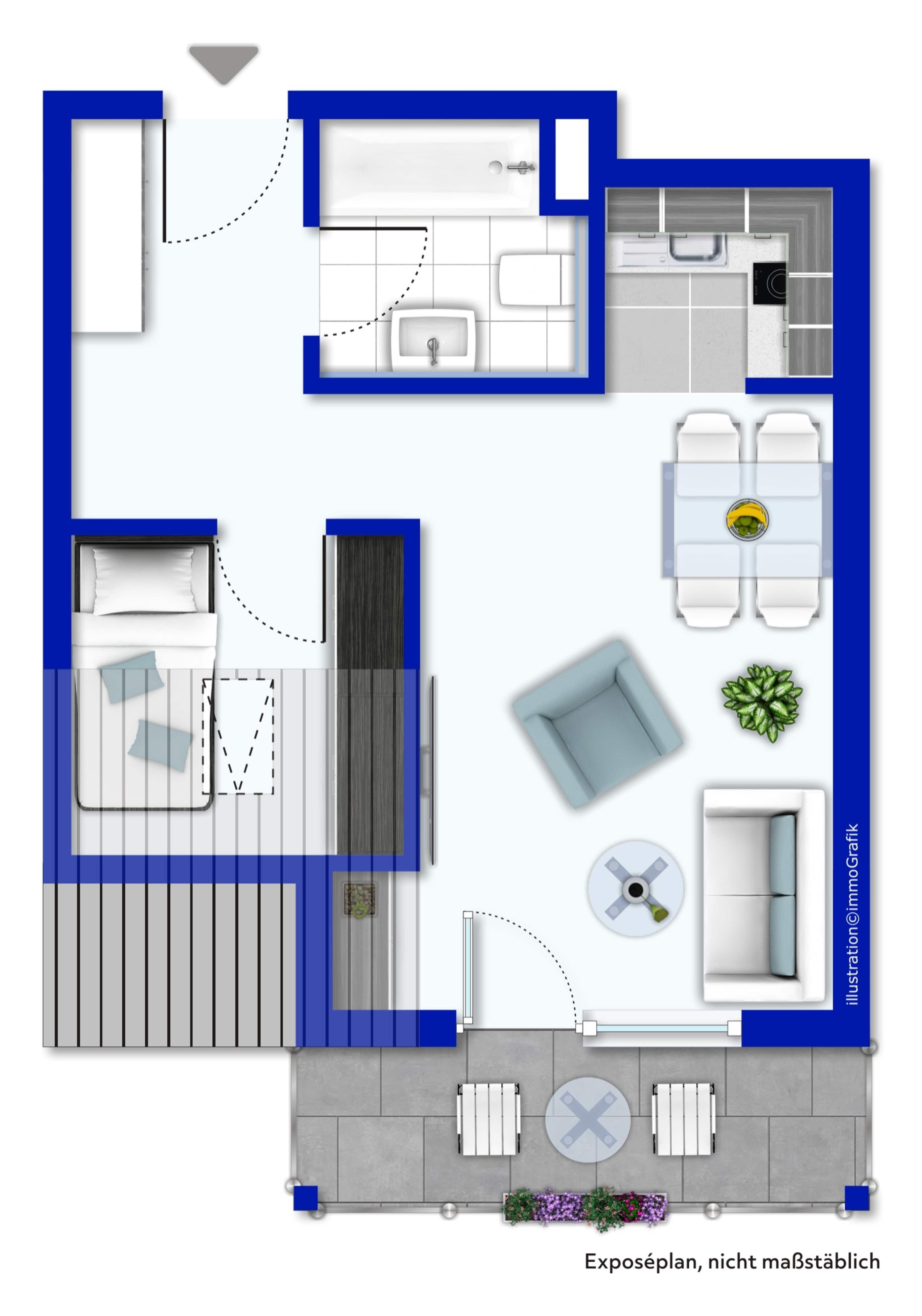 Wohnung zum Kauf 65.000 € 2 Zimmer 35 m²<br/>Wohnfläche ab sofort<br/>Verfügbarkeit Langfurth Schöfweg 94572