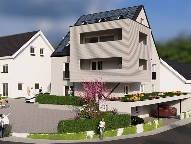 Wohnung zum Kauf - Erstbezug provisionsfrei 469.900 € 3,5 Zimmer 104,1 m² 1. Geschoss Äpfingen Maselheim-Äpfingen 88437