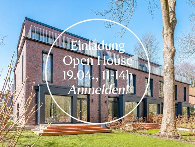 Reihenmittelhaus zum Kauf - Neubau 1.600.000 € 4 Zimmer 137 m² 112 m² Grundstück Groß Flottbek Hamburg 22607