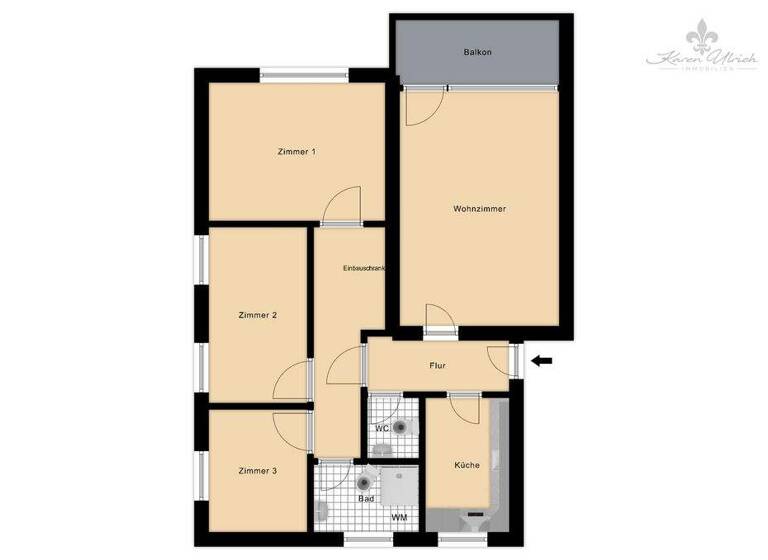 Wohnung zum Kauf 219.000 € 4 Zimmer 90 m² 3. Geschoss Meckelfeld Seevetal 21217