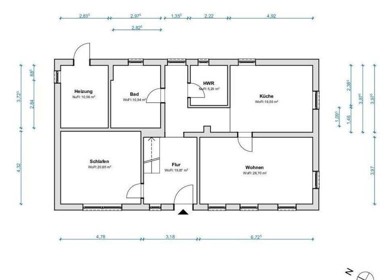 Einfamilienhaus zum Kauf 299.000 € 6 Zimmer 176 m² 1.972 m² Grundstück Suckow Ruhner Berge 19376