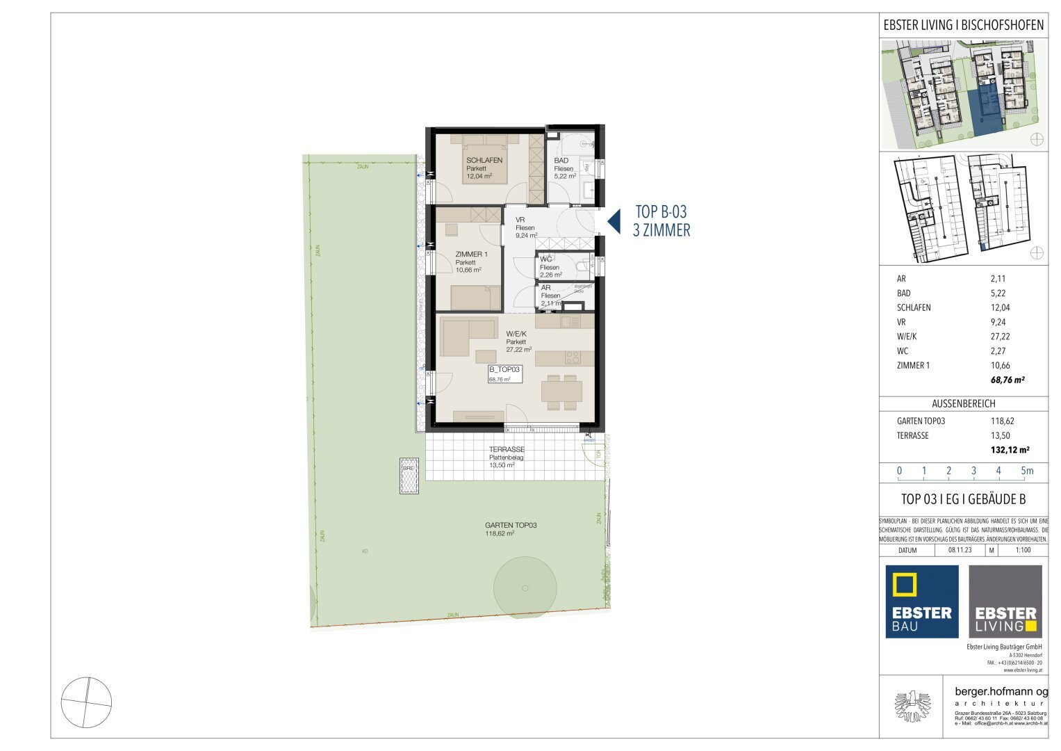 Wohnung zum Kauf 414.000 € 3 Zimmer 68,8 m²<br/>Wohnfläche EG<br/>Geschoss Bischofshofen 5500