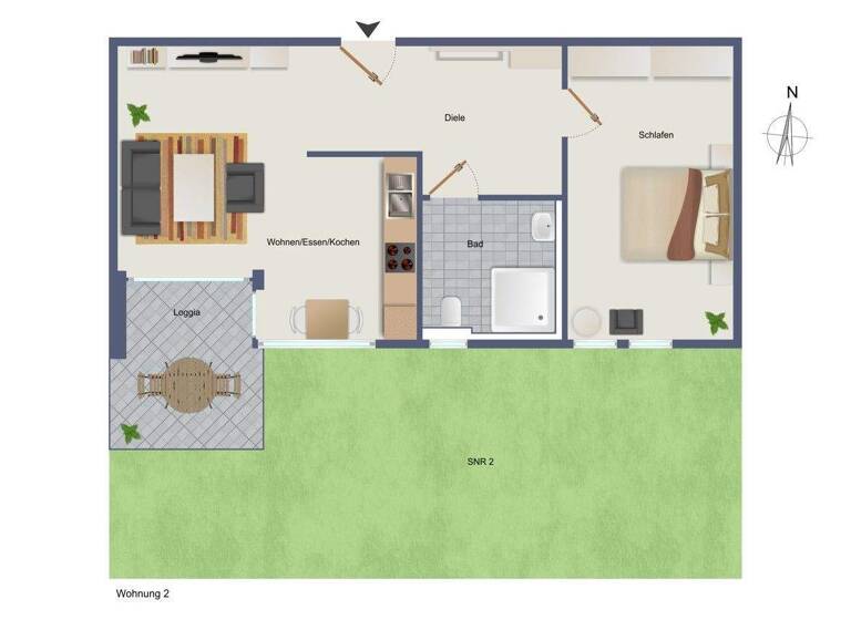 Wohnung zum Kauf - Erstbezug provisionsfrei 399.500 € 2,5 Zimmer 59,7 m² EG frei ab 31.03.2027 Deckenpfronner Straße 12 Gärtringen 71116