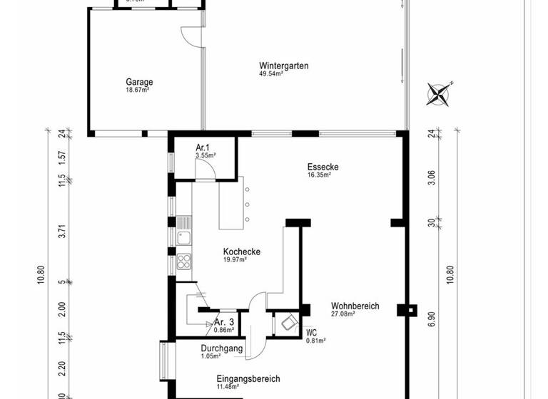Doppelhaushälfte zum Kauf 325.000 € 2 Zimmer 153,8 m² 862 m² Grundstück Kattenturm Bremen 28277