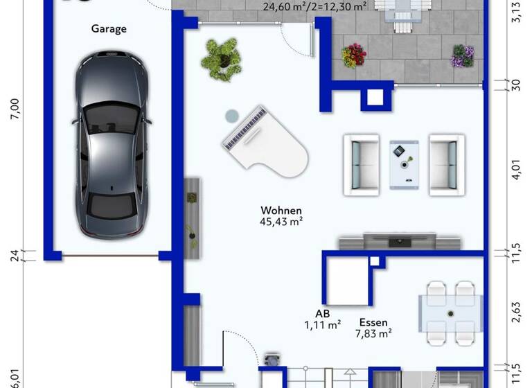 Doppelhaushälfte zum Kauf 385.000 € 4 Zimmer 150 m² 459 m² Grundstück frei ab sofort Mauerstetten 87665
