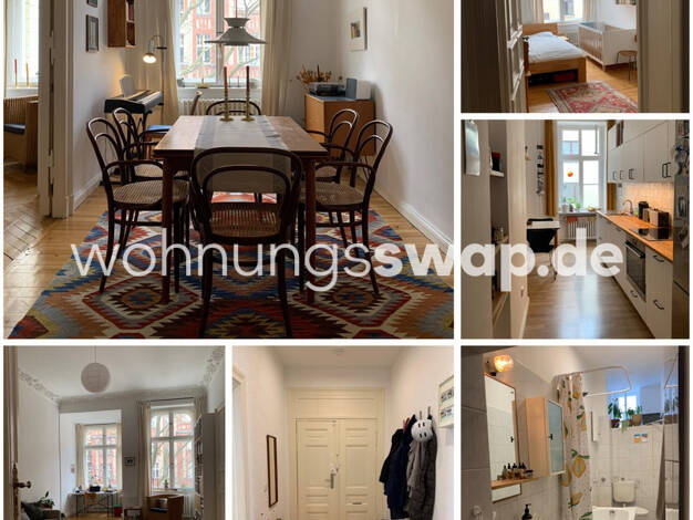 Studio zur Miete Tauschwohnung 724 € 3 Zimmer 81 m² 2. Geschoss Kreuzberg Berlin 10967