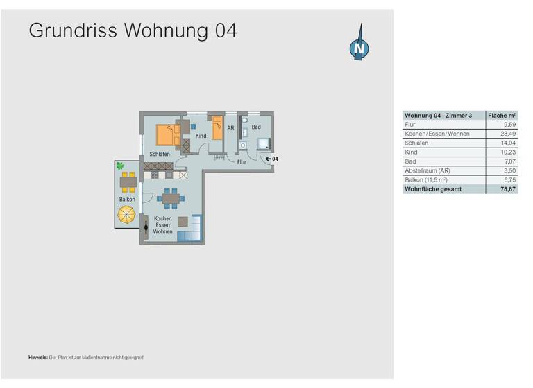 Wohnung zum Kauf 517.000 € 3 Zimmer 78,7 m² Reichelsdorf Nürnberg / Reichelsdorf 90453