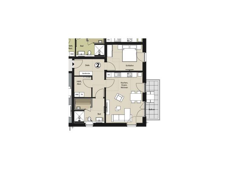 Wohnung zum Kauf 399.000 € 2 Zimmer 73,4 m²<br/>Wohnfläche Tossens Butjadingen / Tossens 26969