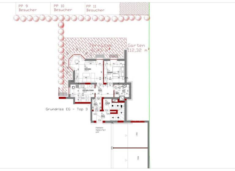 Wohnung zur Miete 1.495 € 2 Zimmer EG Volders 6111