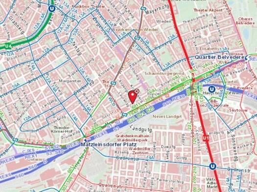 Wohnung zum Kauf 348.000 € 3 Zimmer 66 m² 2. Geschoss Wien,Margareten 1050