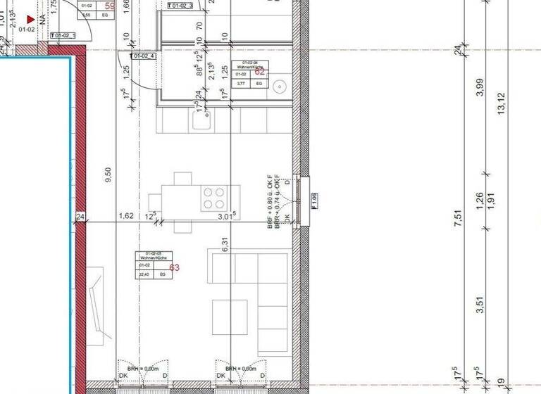Wohnung zur Miete 884 € 2 Zimmer 68 m² 1. Geschoss Bad Sassendorf 59505
