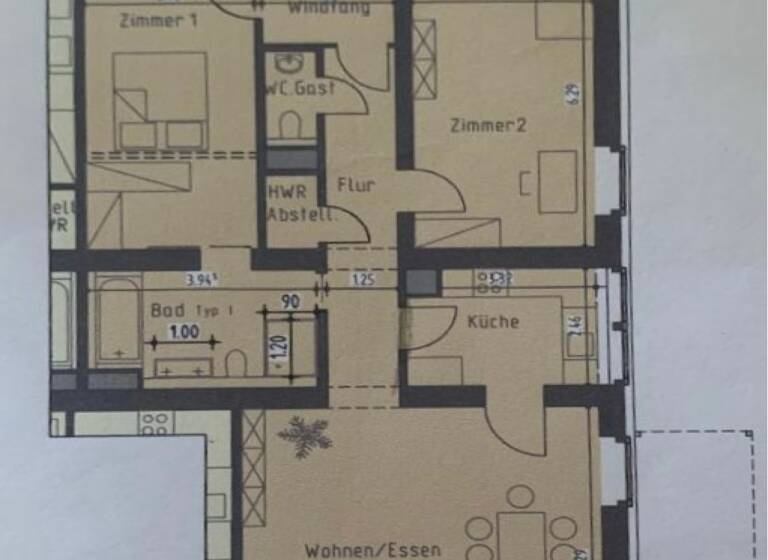 Wohnung zur Miete Wohnen auf Zeit 2.500 € 3 Zimmer 115 m²<br/>Wohnfläche ab sofort<br/>Verfügbarkeit Feuerwehrstr Eckenheim Frankfurt am Main 60435