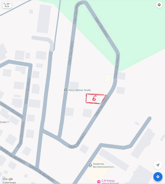 Grundstück zum Kauf provisionsfrei 119.999 € 540 m² Grundstück Heinz-Walther-Str. 6 Arnstadt Arnstadt 99310