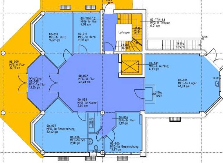 Bürofläche zur Miete 5 Zimmer 256 m² Bürofläche Obertraubling 93083