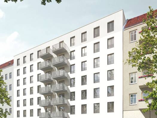 Wohnung zur Miete - Erstbezug 1.159 € 4 Zimmer 77 m² 6. Geschoss frei ab 16.11.2026 Reinickendorfer Straße 38 Gesundbrunnen Berlin 13347