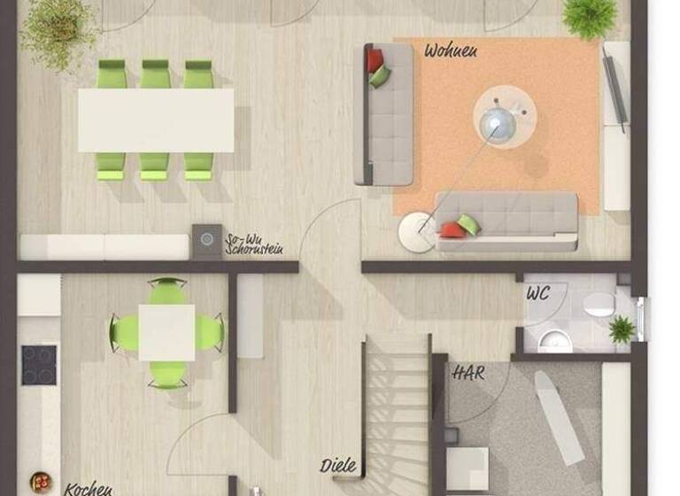 Einfamilienhaus zum Kauf provisionsfrei 427.000 € 5 Zimmer 113 m² 802 m² Grundstück Borkwalde 14822