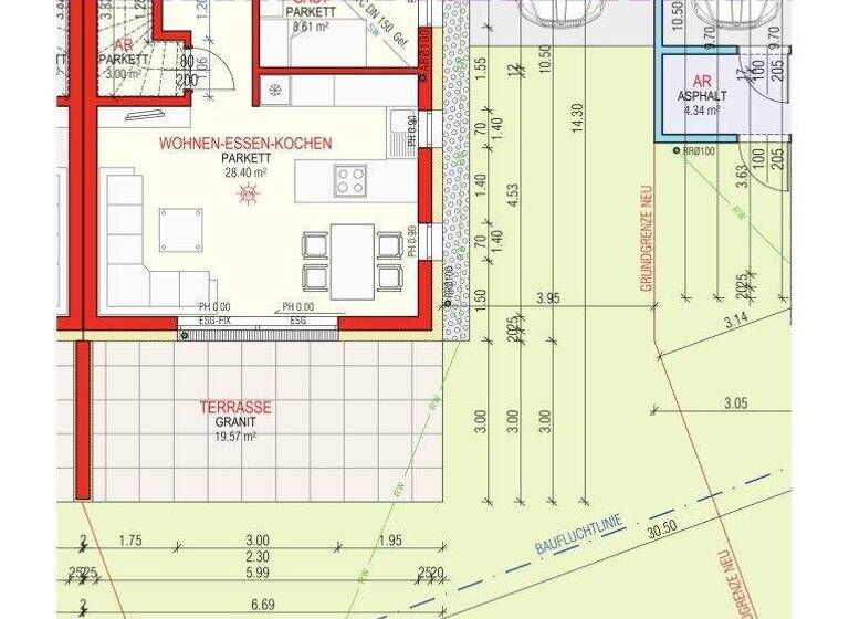 Doppelhaushälfte zum Kauf - Erstbezug 448.000 € 5 Zimmer 102 m² frei ab 01.02.2027 Ufer Linz 4030