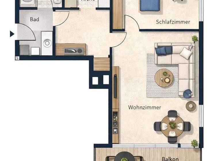 Wohnung zum Kauf 359.000 € 2 Zimmer 65 m² Prien Prien am Chiemsee 83209